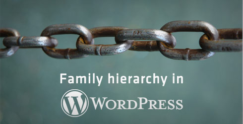 wordpress-family-hierarchy